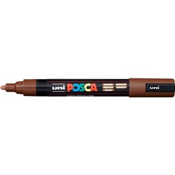 Uni Posca Paint Marker PC-5M  Medium 2.5mm Bullet Tip  Brown