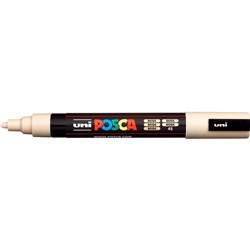 Uni Posca Paint Marker PC-5M  Medium 2.5mm Bullet Tip  Beige