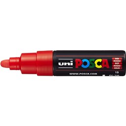 Uni Posca Paint Marker PC-7M  Broad 4.5mm Bullet Tip  Red