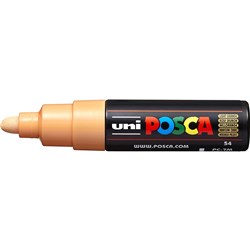 Uni Posca Paint Marker PC-7M  Broad 4.5mm Bullet Tip  Light Orange