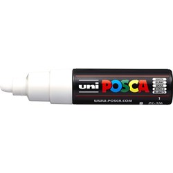 Uni Posca Paint Marker PC-7M  Broad 4.5mm Bullet Tip  White