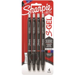 Sharpie 0.7mm Black/Blue/Red Retractable Gel Pen