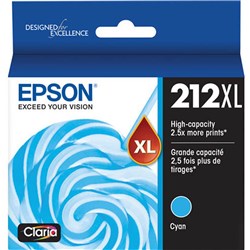 Epson 212XL Hi-Yield Cyan Ink Cartridge