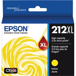 Epson 212XL Hi-Yield Yellow Ink Cartridge