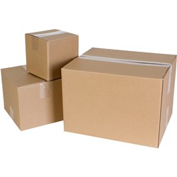 Cumberland Shipping Box 508mm x 356mm x 381mm Brown