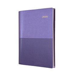 Collins 2025 Vanessa 165 A6 Day To A Page Purple Diary