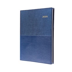 Collins 2025 Vanessa 165 A6 Day To A Page Blue Diary