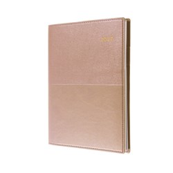 Collins 2027 Vanessa 345 A4 Week To View Rose Gold Diary
