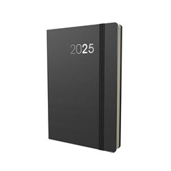 Collins 2025 Legacy 85x132mm Week To View Black Diary