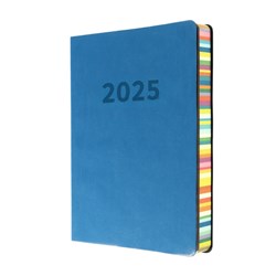 Collins 2025 Edge A5 Day To A Page Blue Diary