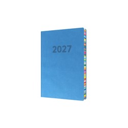 Collins 2027 Edge A5 Day To A Page Blue Diary