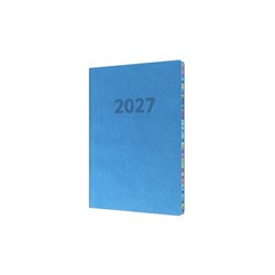 Collins 2027 Edge A5 Week To View Blue Diary