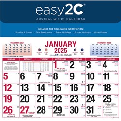 EsE-2c 2025 210x223mm Magnetic Month To View Calendar