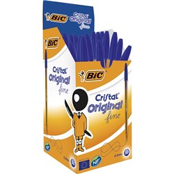 Bic Cristal Fine Blue Ballpoint Pen