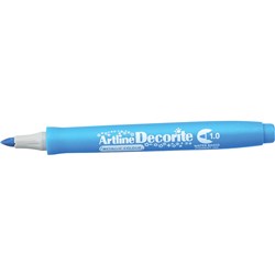 Artline Decorite Markers 1.0mm Bullet Metallic Blue Box of 12