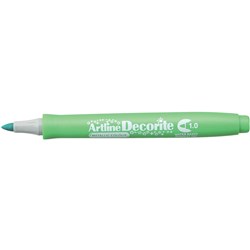 Artline Decorite Markers 1.0mm Bullet Metallic Green Box of 12