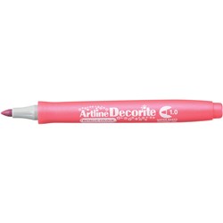 Artline Decorite Markers 1.0mm Bullet Metallic Pink Box Of 12