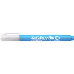 Artline Decorite Markers 3.0mm Chisel Metallic Blue Box of 12