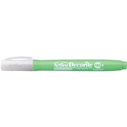 Artline Decorite Markers 3.0mm Chisel Metallic Green Box of 12