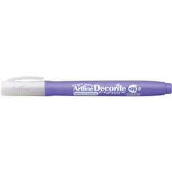 Artline Decorite Markers 3.0mm Chisel Metallic Purple Box of 12