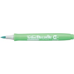 Artline Decorite Brush Markers Metallic Green Box of 12