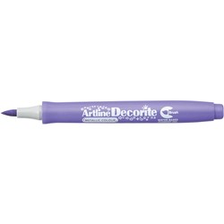 Artline Decorite Brush Markers Metallic Purple Box of 12