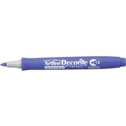 Artline Decorite Markers 1.0mm Bullet Pastel Purple Box of 12