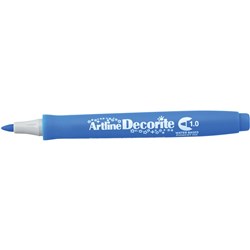 Artline Decorite Markers 1.0mm Bullet Standard Blue Box of 12