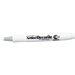 Artline Decorite Markers 1.0mm Bullet Standard White Box Of 12