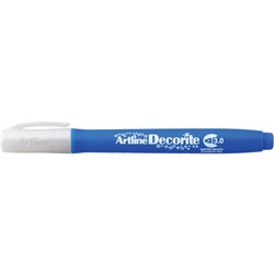 Artline Decorite Markers 3.0mm Chisel Standard Blue Box of 12