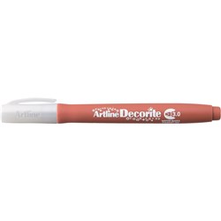 Artline Decorite Markers 3.0mm Chisel Standard Brown Box Of 12