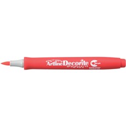 Artline Decorite Brush Markers Standard Red Box of 12