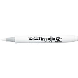 Artline Decorite Brush Markers Standard White Box Of 12