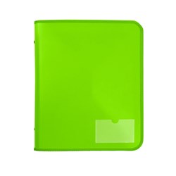 Marbig Zipper Binder A4 Tech Case 25mm 2D Lime