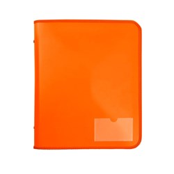 Marbig Zipper Binder A4 Tech Case 25mm 2D Orange