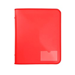 Marbig Zipper Binder A4 Tech Case 25mm 2D Red