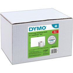 Dymo LabelWriter Shipping Labels 104x159mm Pack of 6