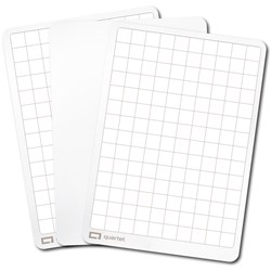 Quartet Flex Whiteboard A4 Double Sided Grey