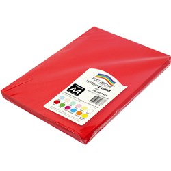 Rainbow A4 Red 150gsm System Board