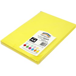 Rainbow A4 Sunshine Yellow 150gsm System Board