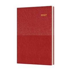 Collins 2027 Vanessa 355 B7R Week To View Red Diary