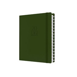 Collins 2026 Plan + Note Pro A5 Week To View Green Diary With Notepad