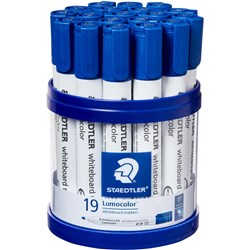 Staedtler Lumocolor Whiteboard Marker 351 Bullet Point Dry safe Ink Blue