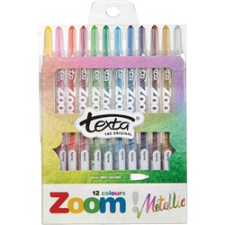 Texta Zoom Crayon Metalic Colours