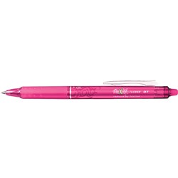 Pilot FriXion Clicker Pen Fine 0.7mm Pink Box of 12