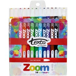 Texta Zoom Twist Crayons