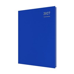 Collins 2026 Essential A4 Day To Page Blue Appointment Diary