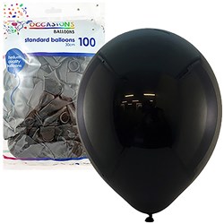 Alpen Black 30cm Balloons