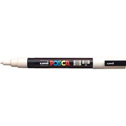 Uni Posca Paint Marker PC-3M  Fine 1.3mm Bullet Tip  Beige