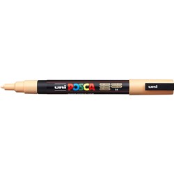 Uni Posca Paint Marker PC-3M  Fine 1.3mm Bullet Tip  Light Orange